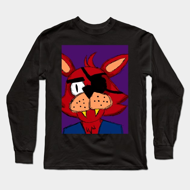 Foxy The Pirate Long Sleeve T-Shirt by Davimth